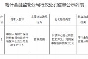 國壽財險喀什地區中心支公司被罰12萬元：套取費用