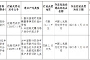 中國銀行欽州分行被罰51.11萬元：提供虛假的或隱瞞重要事實的統計資料 未按規定履行客戶身份識別義務