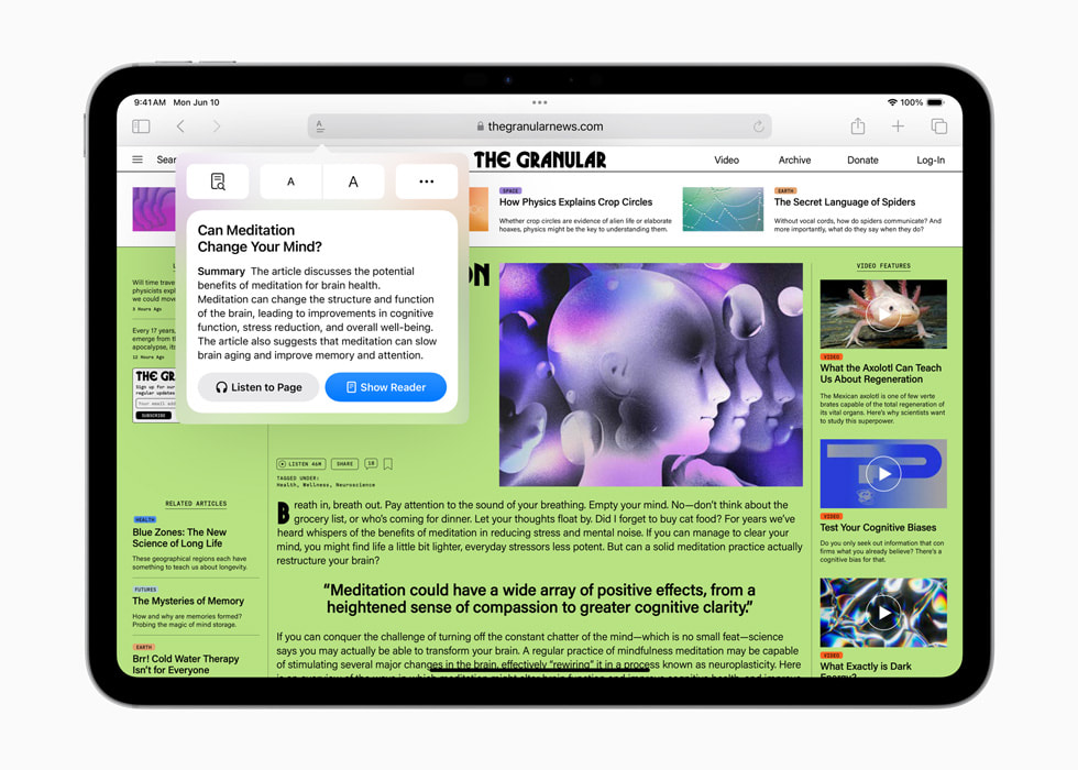 蘋(píng)果 iPadOS 18 細(xì)節(jié)功能一覽：新增原生計(jì)算器、新版懸浮欄