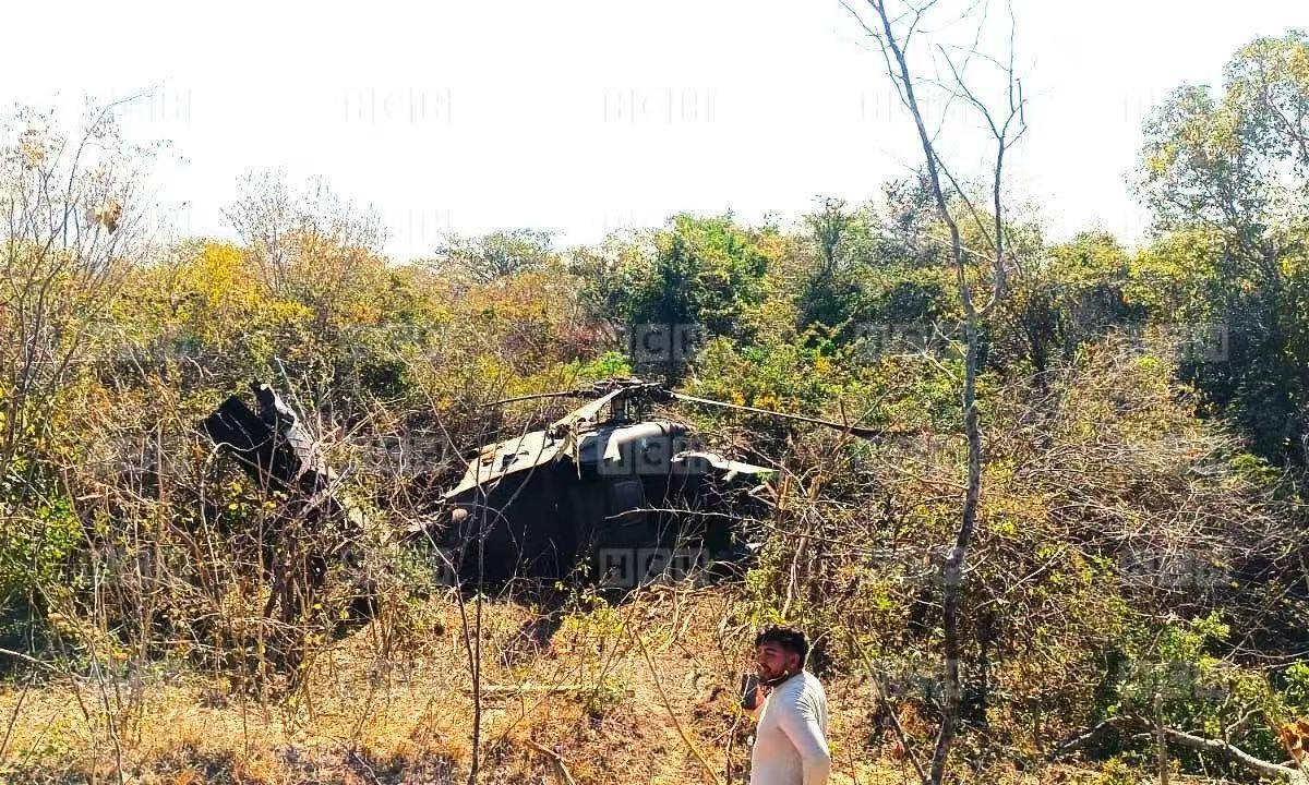 一架美國軍用直升機在洪都拉斯墜毀