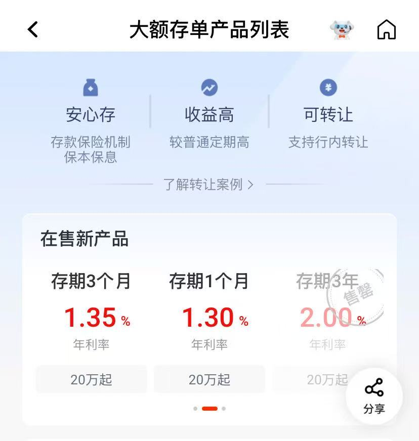 又降了，部分銀行存款產品利率下調40個基點