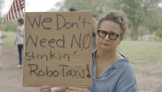 特斯拉在得州奧斯汀遭遇抗議活動：反對馬斯克Robotaxi計劃