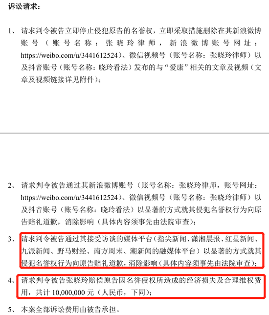 愛康國賓起訴質疑假體檢客戶：賠償1000萬